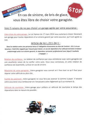 EN CAS DE SINISTRE : CE QU'IL FAUT SAVOIR